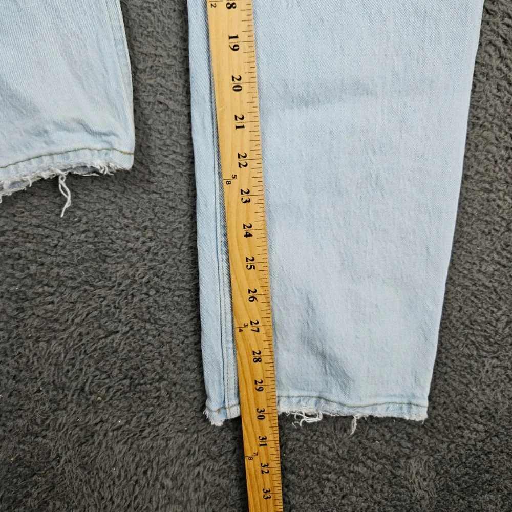 Abercrombie‎ & Fitch Curve Love 90s Straight Ultra High Rise Jeans 28 6R
